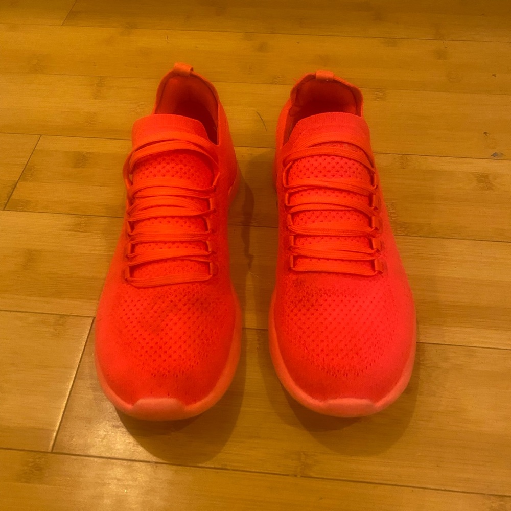 COPY - APL techloom breeze sneakers size 8; hot red color; used - like new - Picture 3 of 4